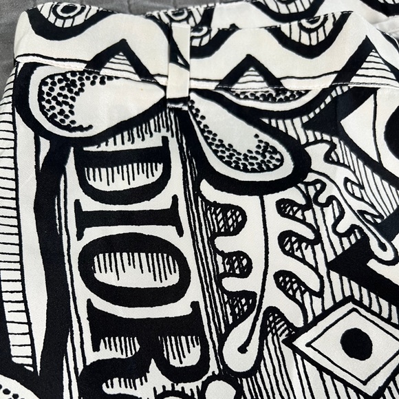 🐼DIOR x SHAWN STUSSY SILK LOGO SHORTS🐼 - Picture 6 of 11